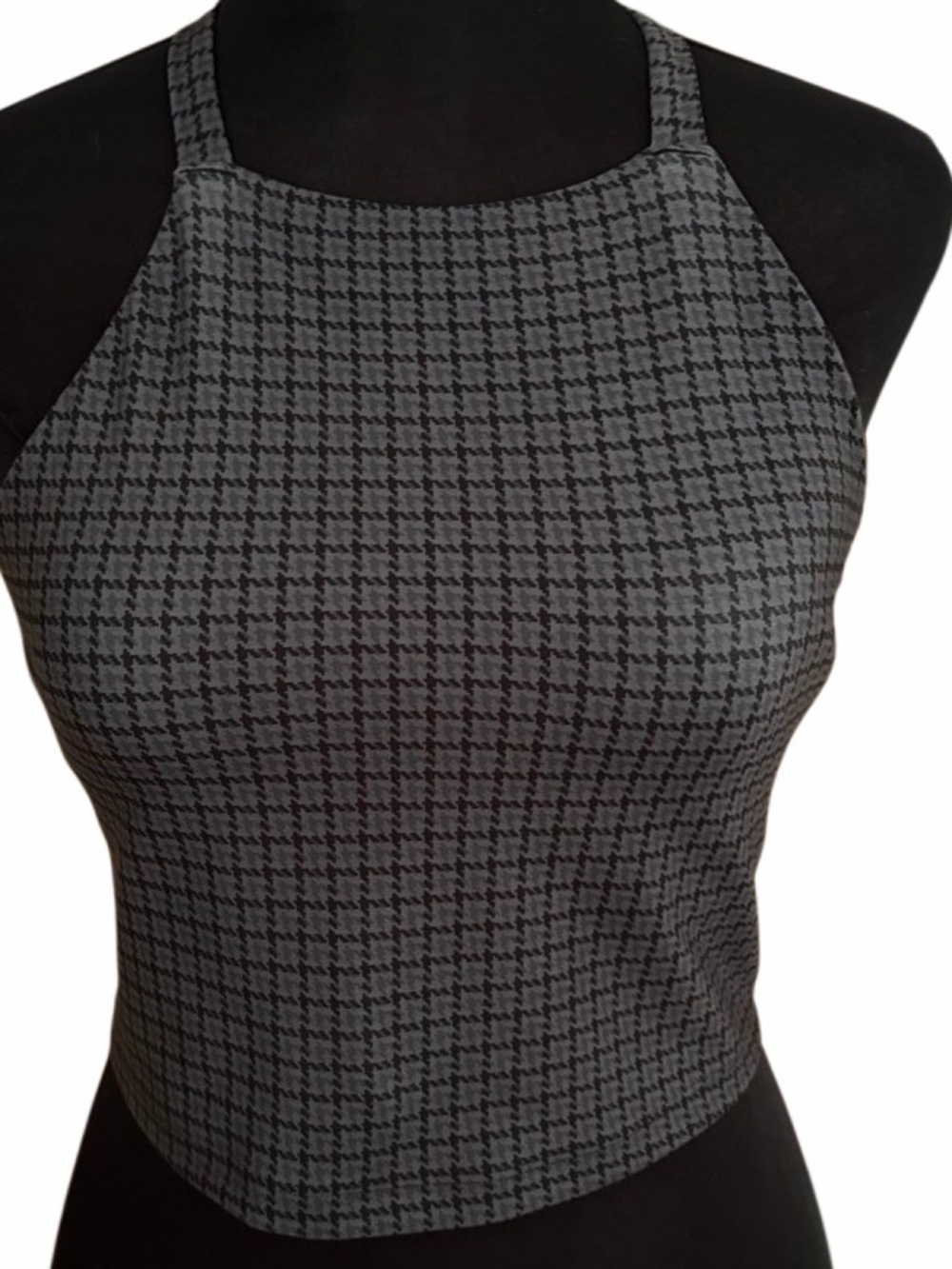 Gilly Hicks Recharge cinch houndstooth Racerback top size M. - Picture 5 of 9